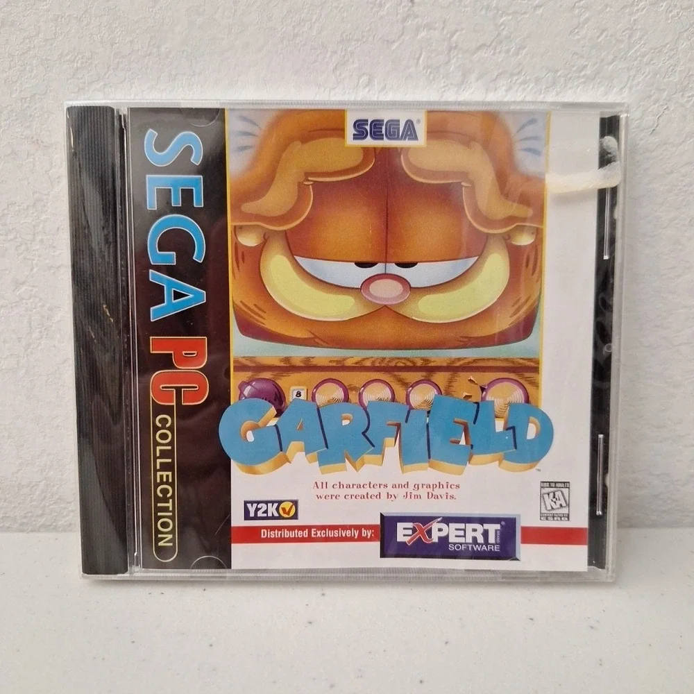RARE Vintage NEW Garfield In TV Land Sega Entertainment CD-ROM PC SEALED